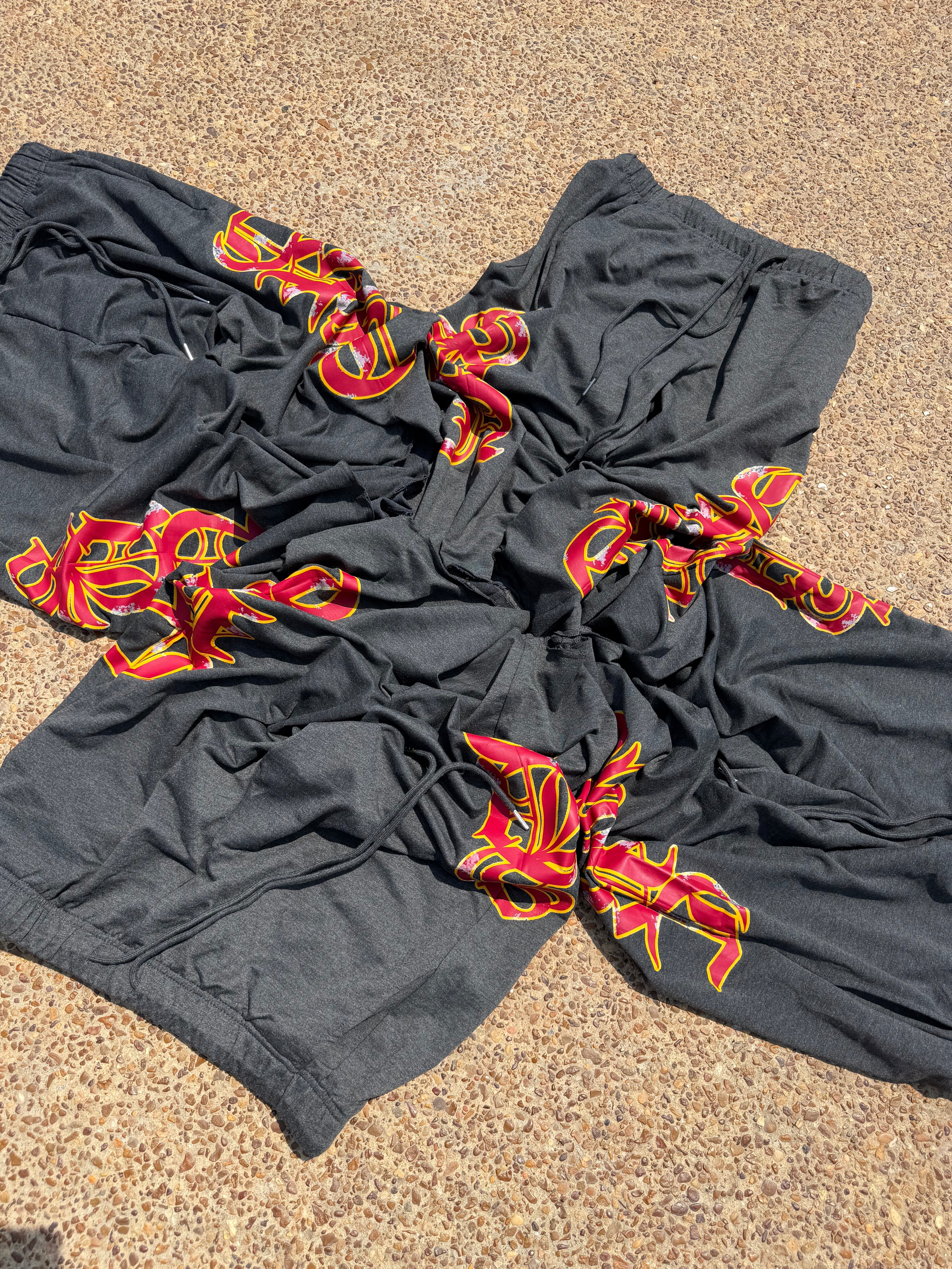 2 Pack Essential 3/4 Shorts